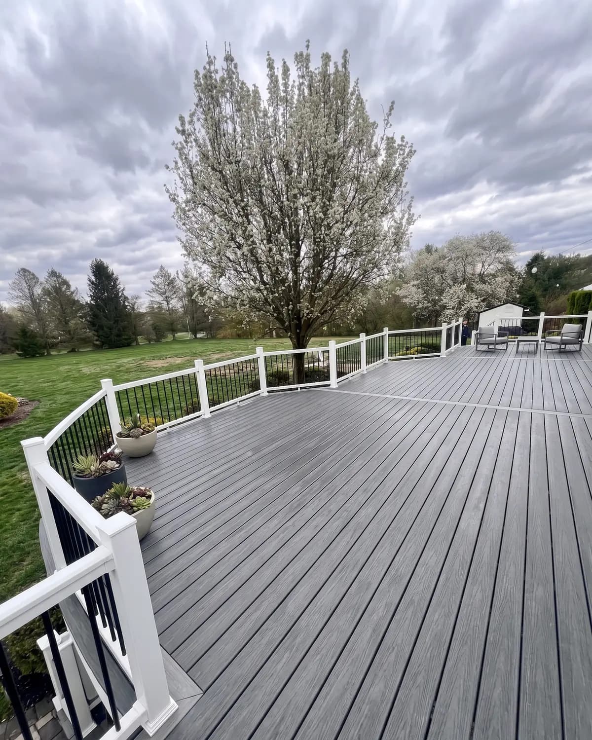 Paver patio with fire pit — Hackensack, NJ