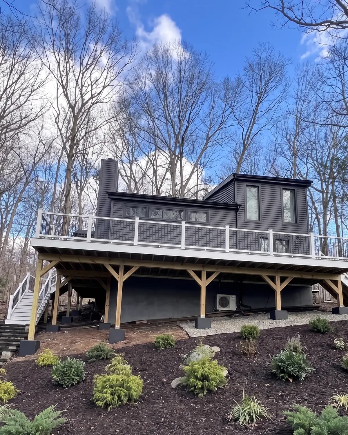 Natural stone patio with outdoor kitchen — Ridgewood, NJ
